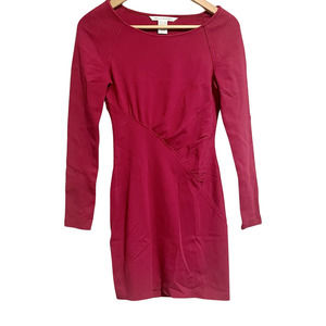 Diane von Furstenberg Tallulah Red/Pink Fitted Dress Classic